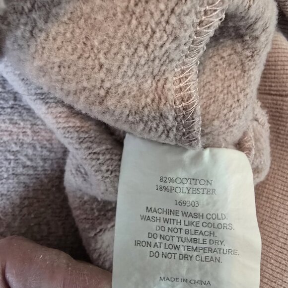 LIT Activewear Whisper Oversized Funnt Mauve Pink Size Small Pullover Pockets - Picture 7 of 8